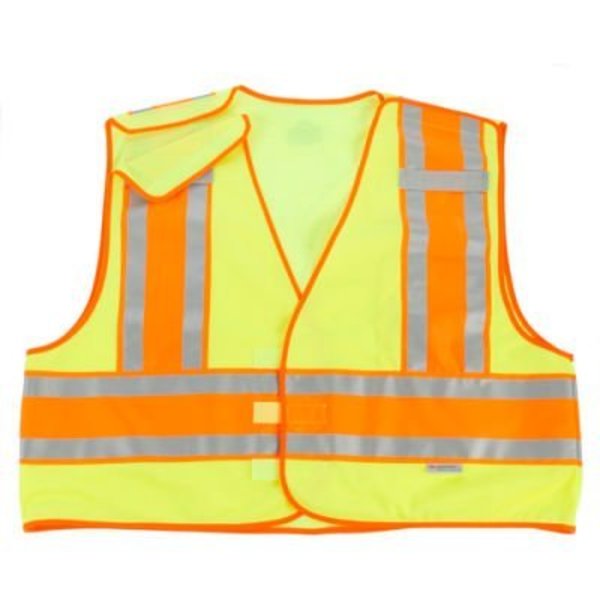 Ergodyne GloWear 8245PSV Public Safety Vest, Lime, 4XL/5XL 23399